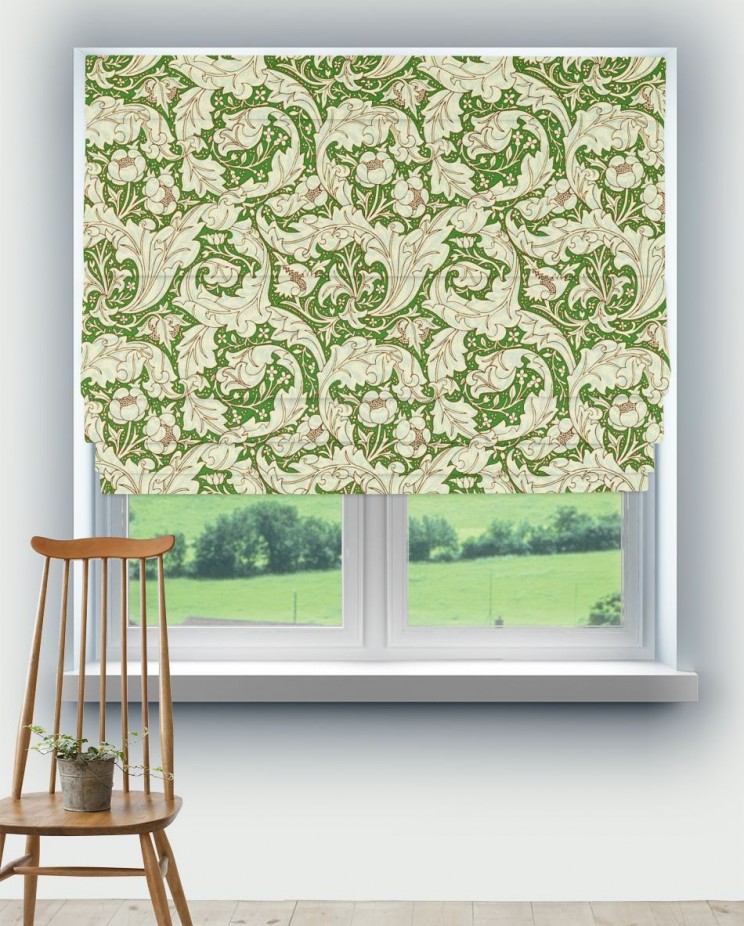 Roman Blinds Morris and Co Bachelors Button Fabric 226986