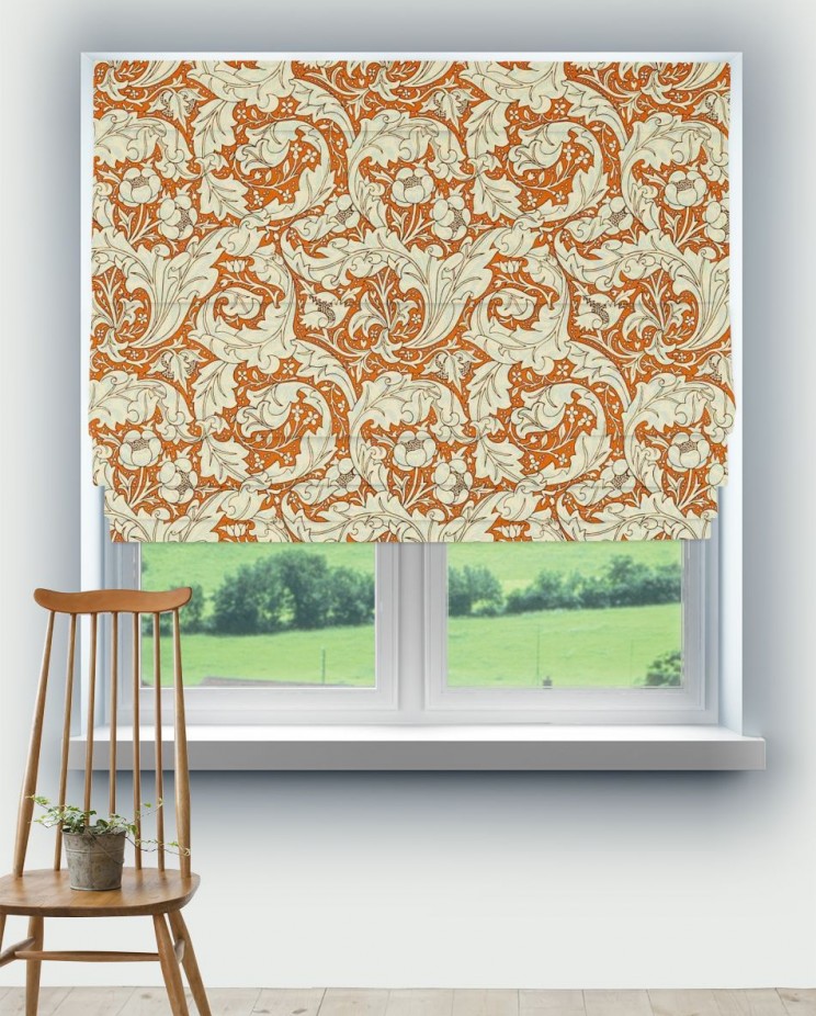 Roman Blinds Morris and Co Bachelors Button Fabric 226987