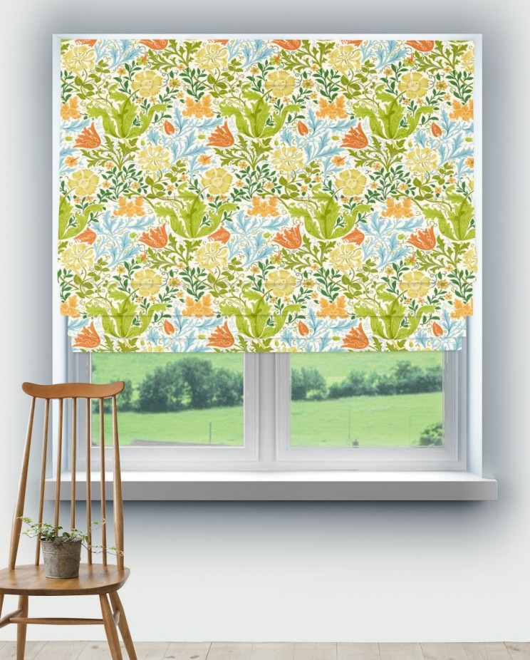 Roman Blinds Morris and Co Compton Fabric 226988