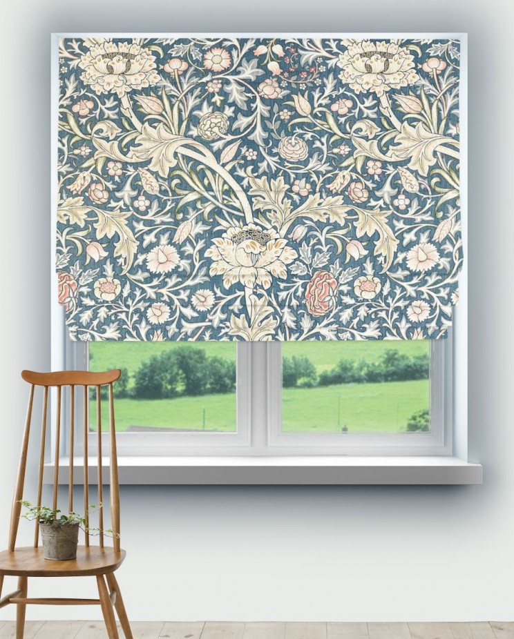 Roman Blinds Morris and Co Trent Fabric 227026