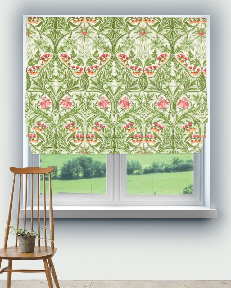 Roman Blinds Morris and Co Bluebell Fabric 227038