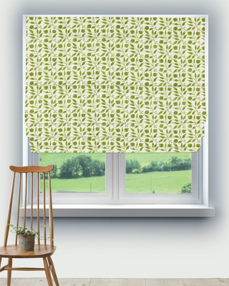 Roman Blinds Morris and Co Rosehip Fabric 227107
