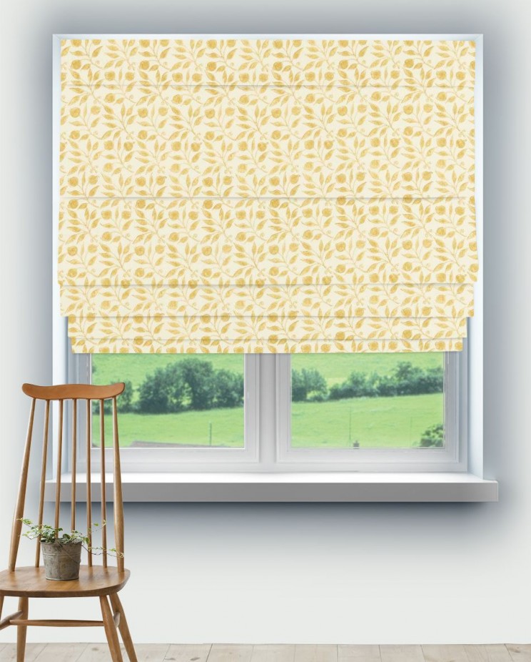 Roman Blinds Morris and Co Rosehip Fabric 227109