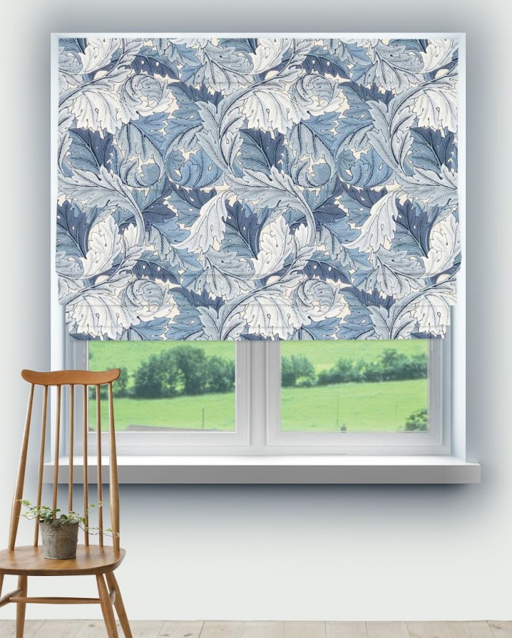 Roman Blinds Morris and Co Acanthus Fabric 227115