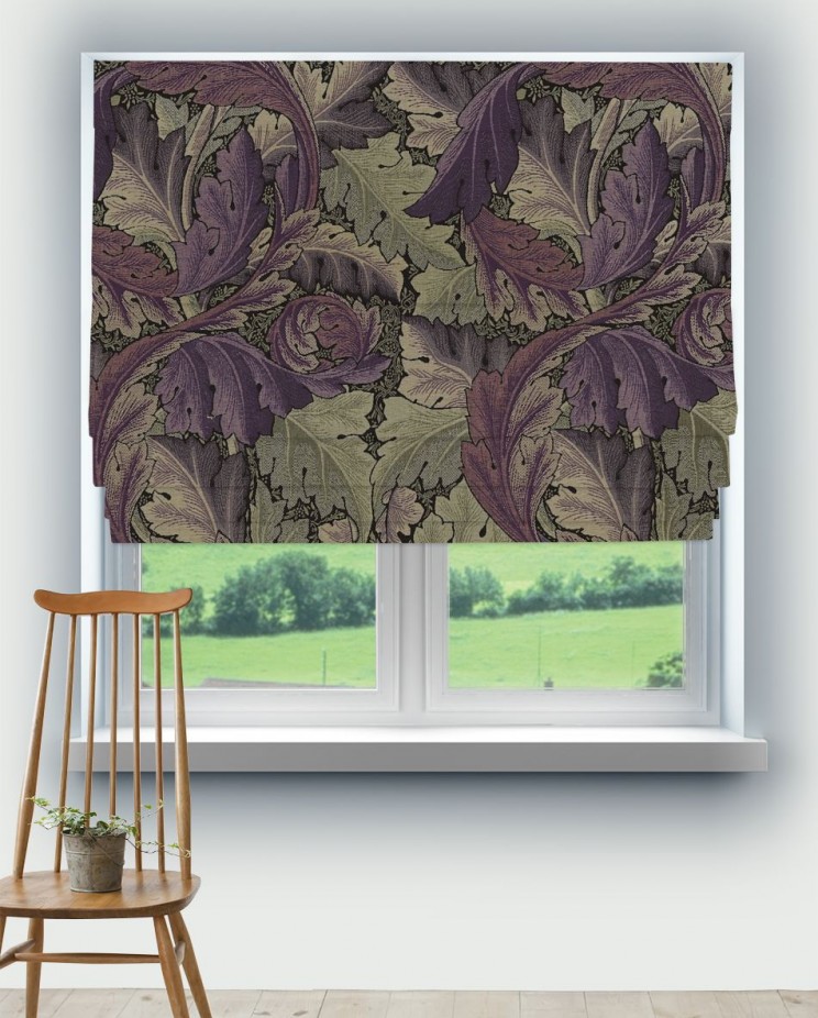 Roman Blinds Morris and Co Acanthus Tapestry Fabric 230271