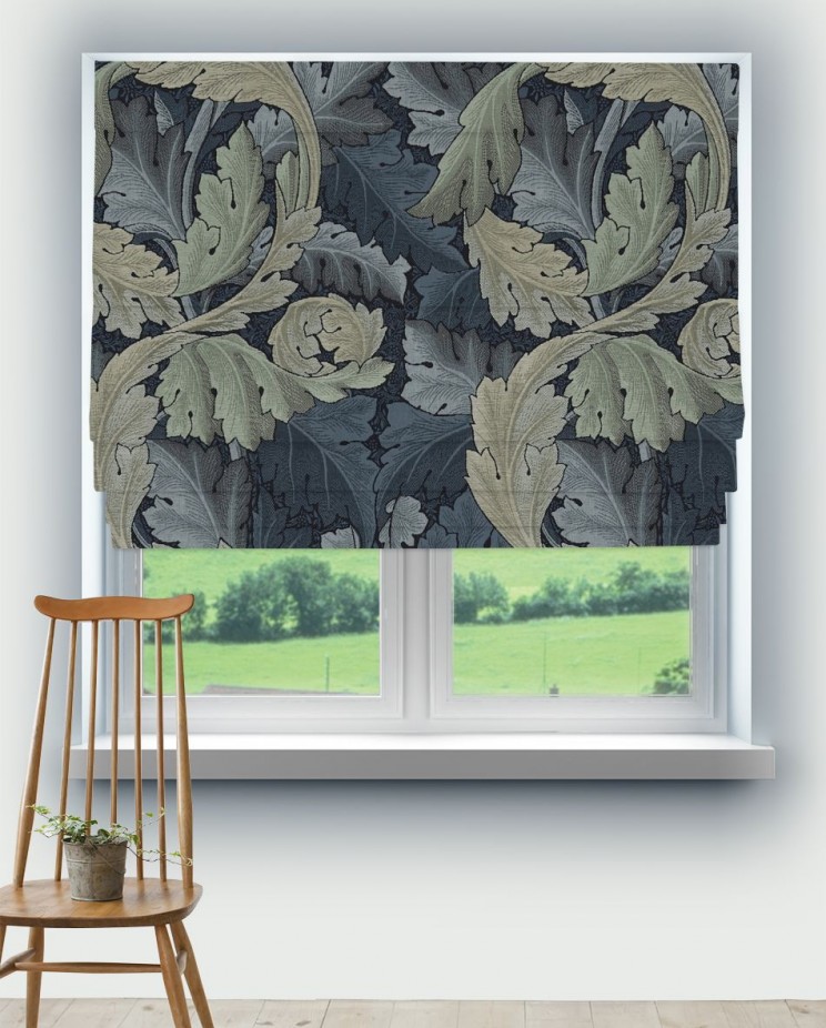 Roman Blinds Morris and Co Acanthus Tapestry Fabric 230272