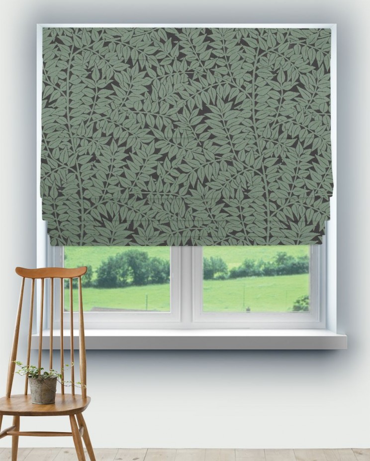 Roman Blinds Morris and Co Branch Fabric 230274