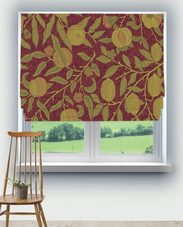 Roman Blinds Morris and Co Fruit Fabric 230287