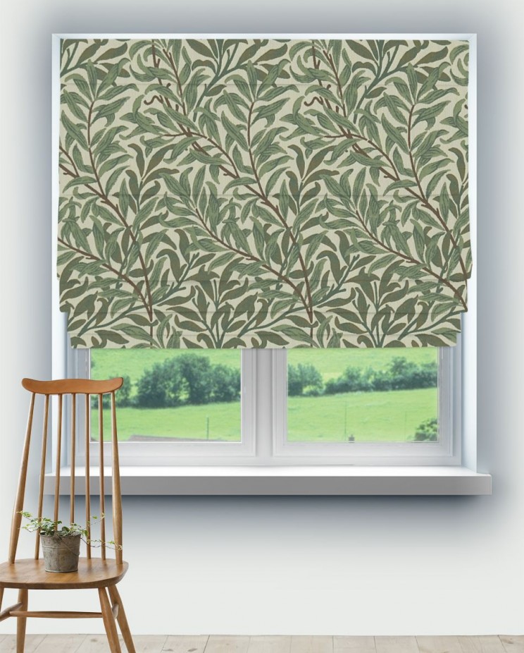 Roman Blinds Morris and Co Willow Bough Fabric 230289