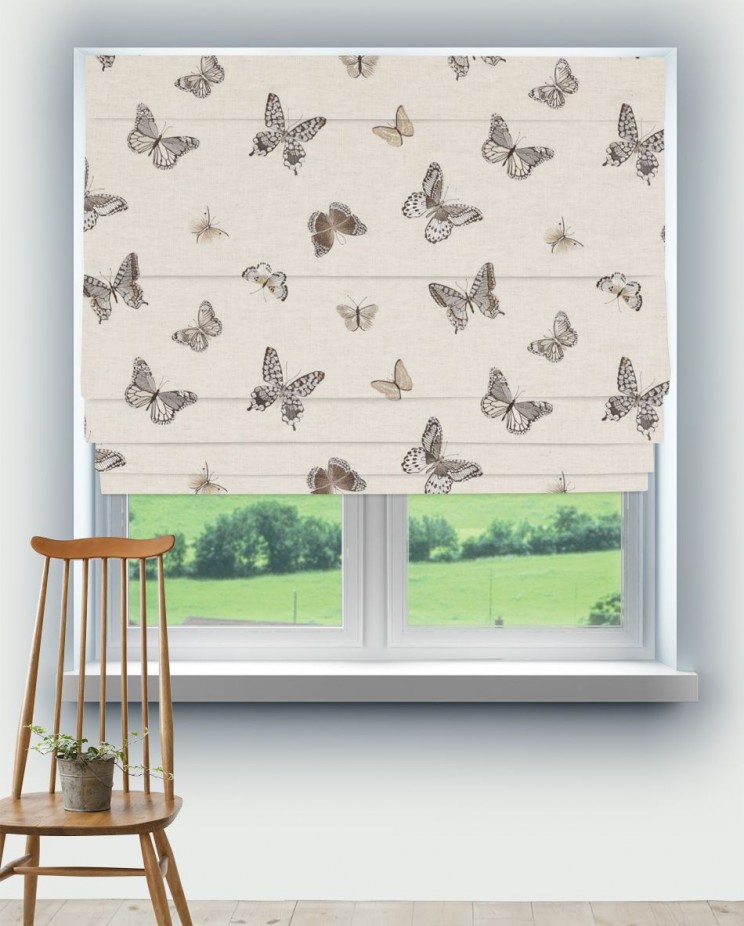 Roman Blinds Sanderson Butterfly Embroidery Fabric 235600