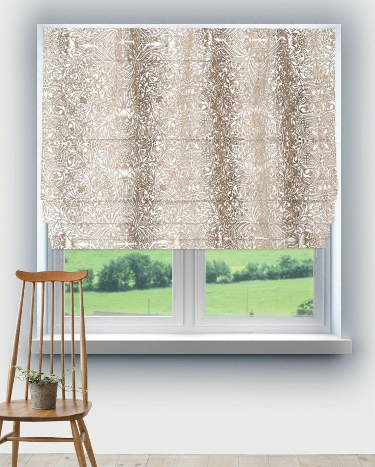 Roman Blinds Morris and Co Pure Ceiling Embroidery Fabric 236068