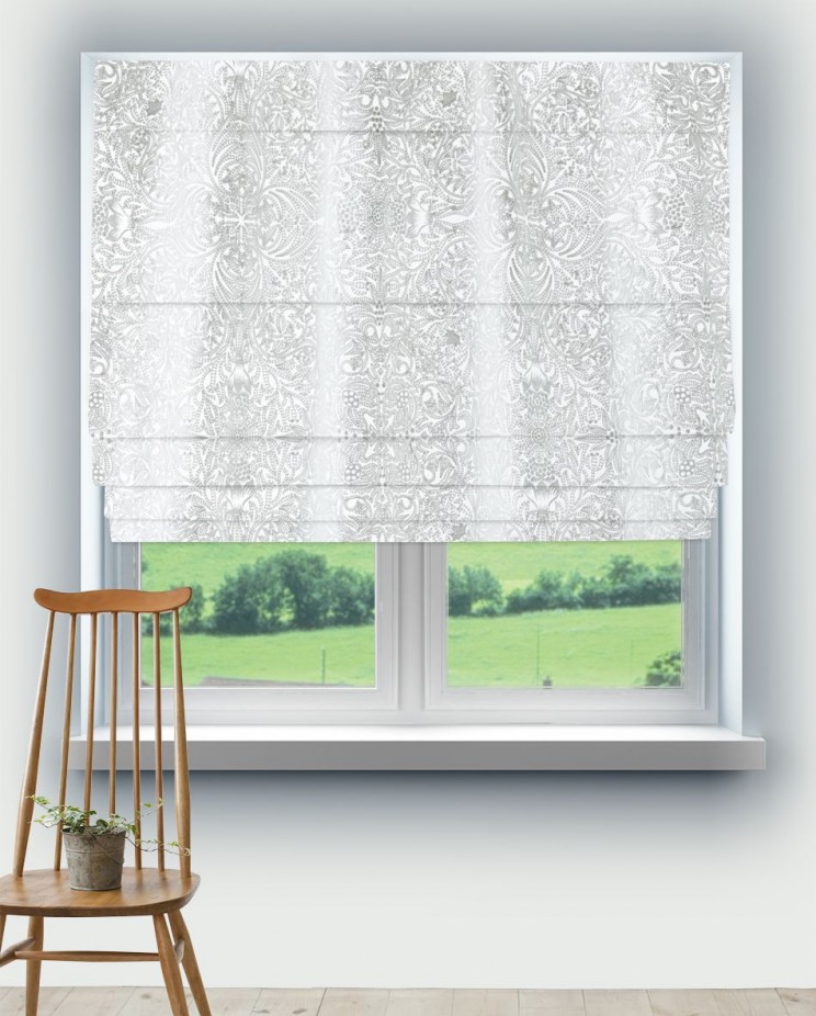Roman Blinds Morris and Co Pure Ceiling Embroidery Fabric 236069