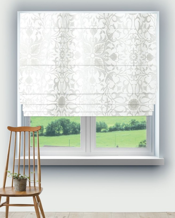 Roman Blinds Morris and Co Pure Net Ceiling Applique Fabric 236075