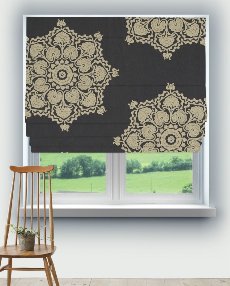 Roman Blinds Morris and Co Indian Loop Fabric 236523