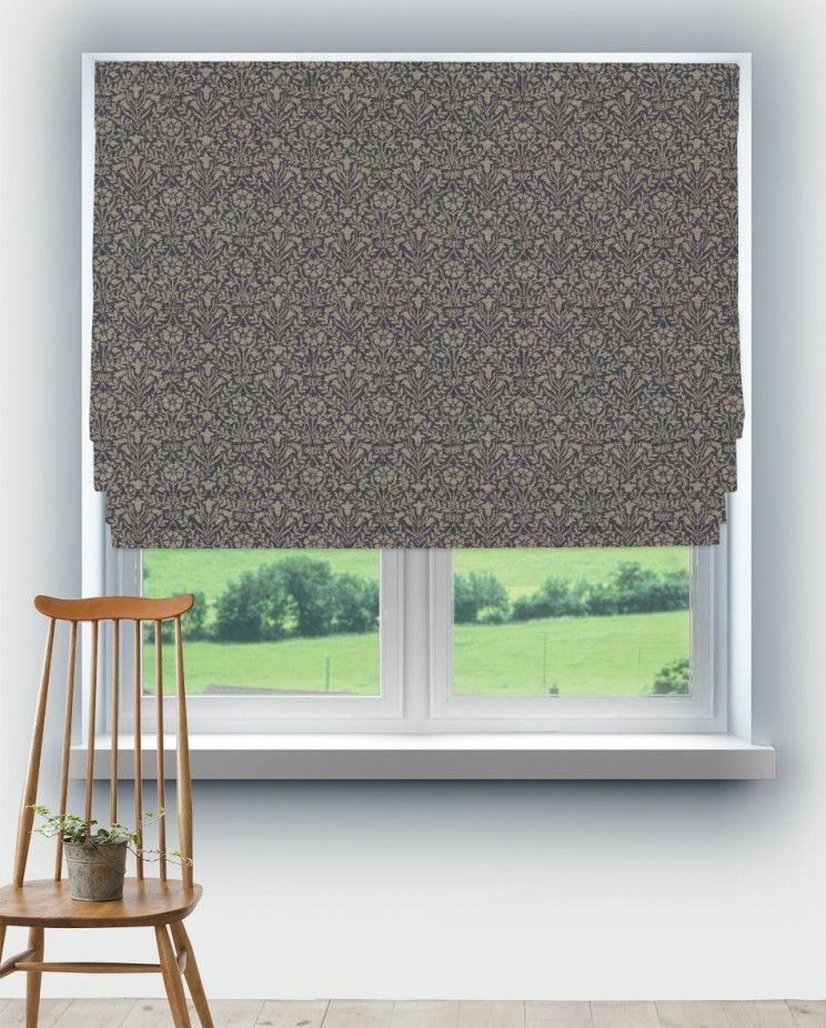Roman Blinds Morris and Co Bellflowers Weave Fabric 236525
