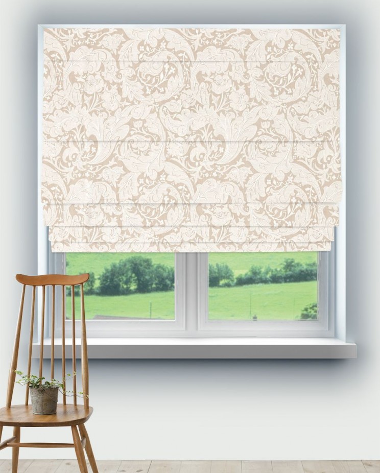 Roman Blinds Morris and Co Pure Bachelors Button Embroidery Fabric 236617