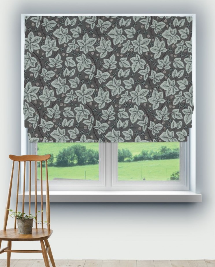 Roman Blinds Morris and Co Pure Bramble Embroidery Fabric 236621