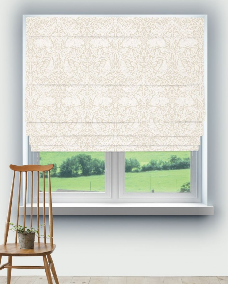 Roman Blinds Morris and Co Pure Brer Rabbit Weave Fabric 236627
