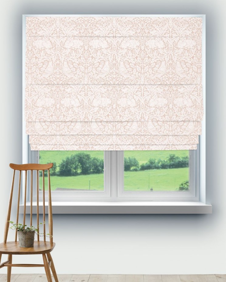 Roman Blinds Morris and Co Pure Brer Rabbit Weave Fabric 236628