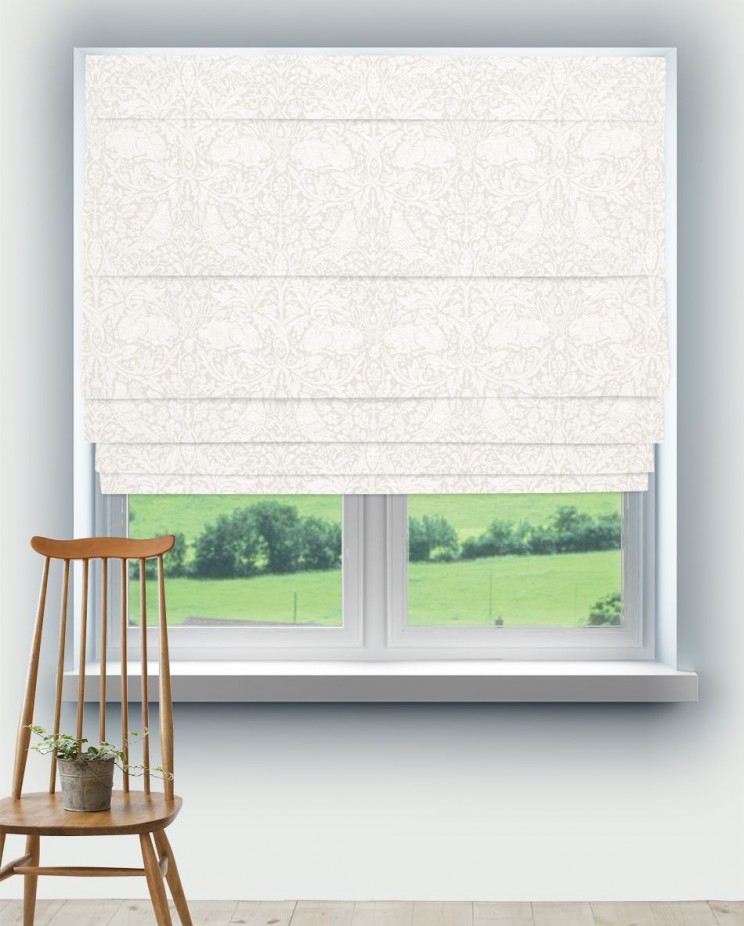 Roman Blinds Morris and Co Pure Brer Rabbit Weave Fabric 236629