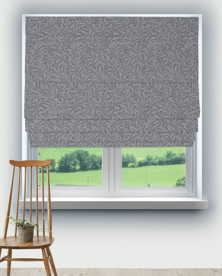 Roman Blinds Morris and Co Pure Willow Boughs Weave Fabric 236643