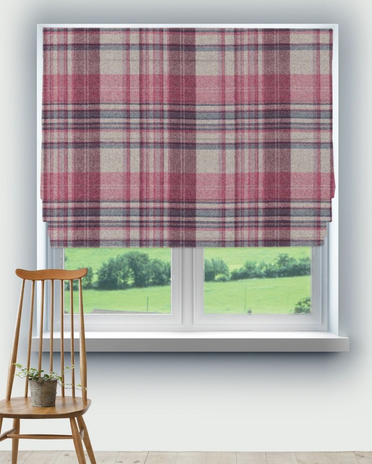 Roman Blinds Sanderson Bryndle Check Fabric 236736