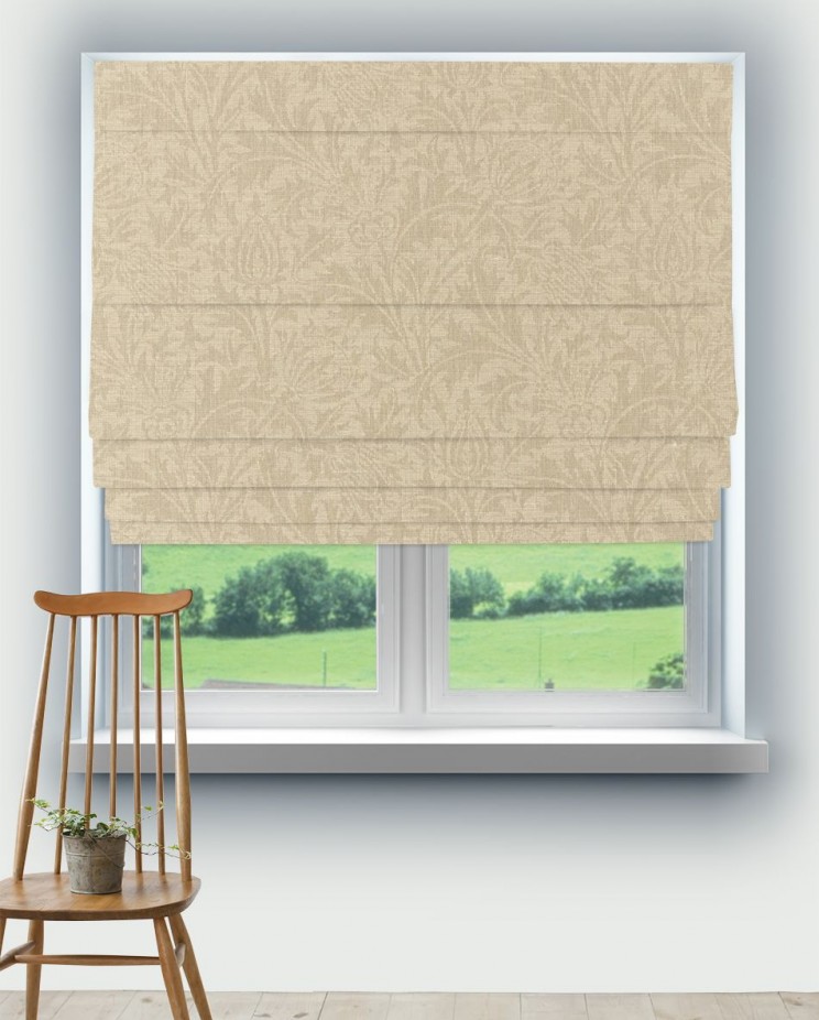 Roman Blinds Morris and Co Thistle Weave Fabric 236841