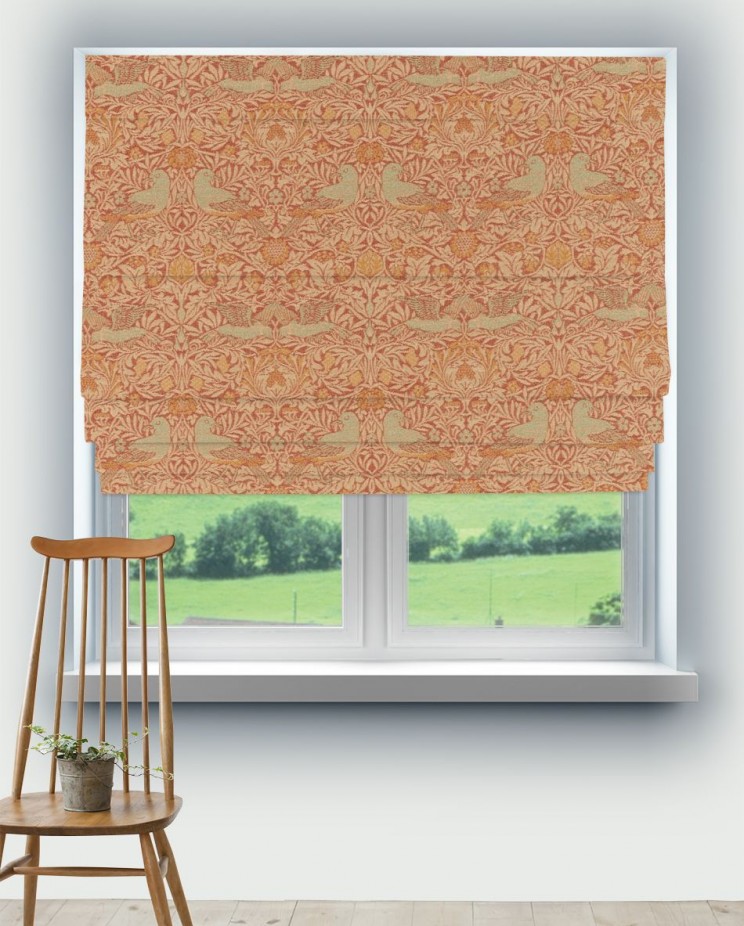 Roman Blinds Morris and Co Bird Weave Fabric 236846