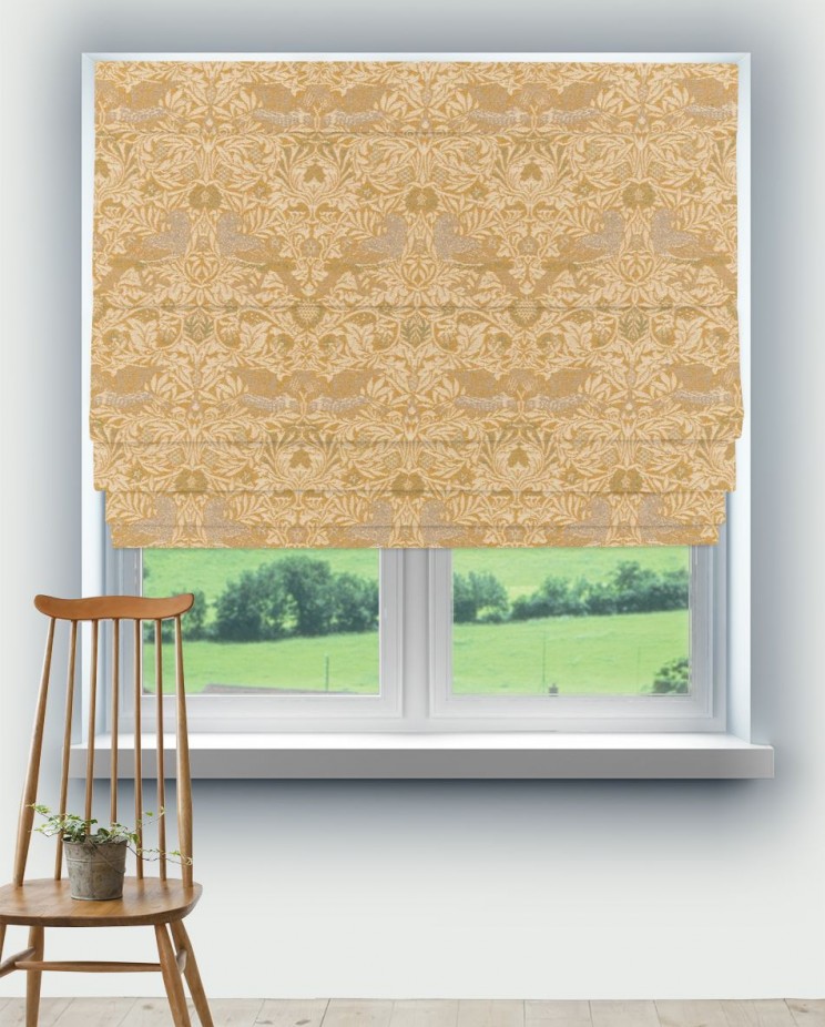 Roman Blinds Morris and Co Bird Weave Fabric 236848