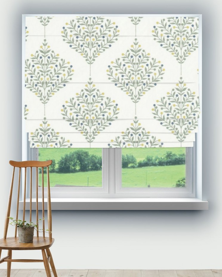 Roman Blinds Sanderson Orchard Tree Fabric Fabric 237184