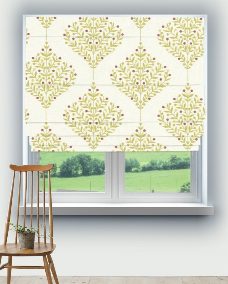 Roman Blinds Sanderson Orchard Tree Fabric Fabric 237185