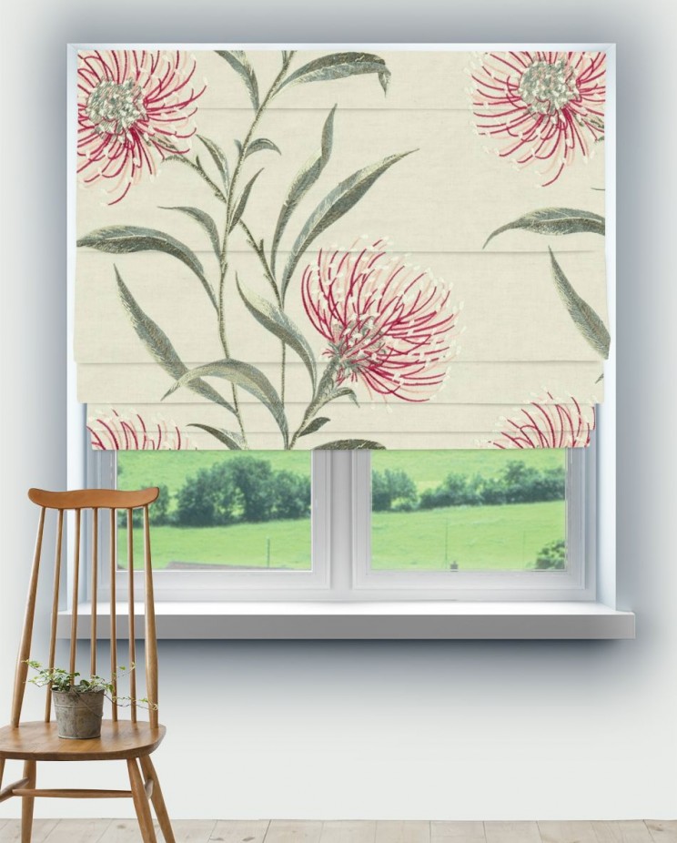 Roman Blinds Sanderson Catherinae Embroidery Fabric Fabric 237187