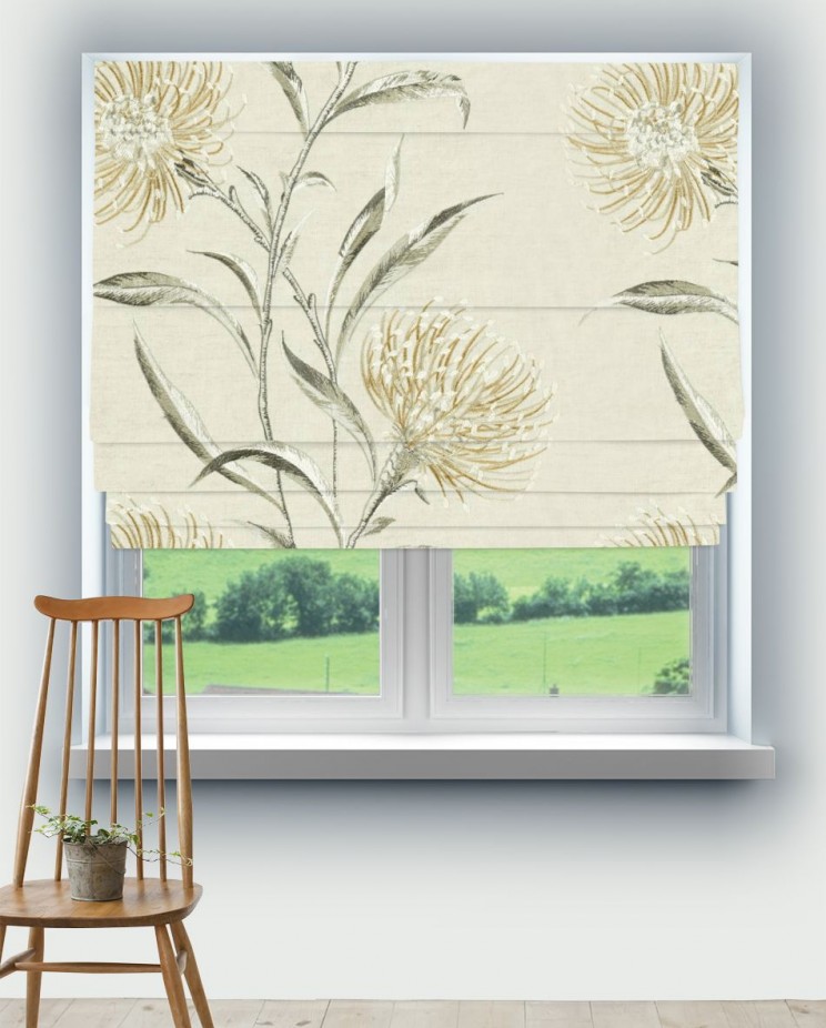 Roman Blinds Sanderson Catherinae Embroidery Fabric Fabric 237188