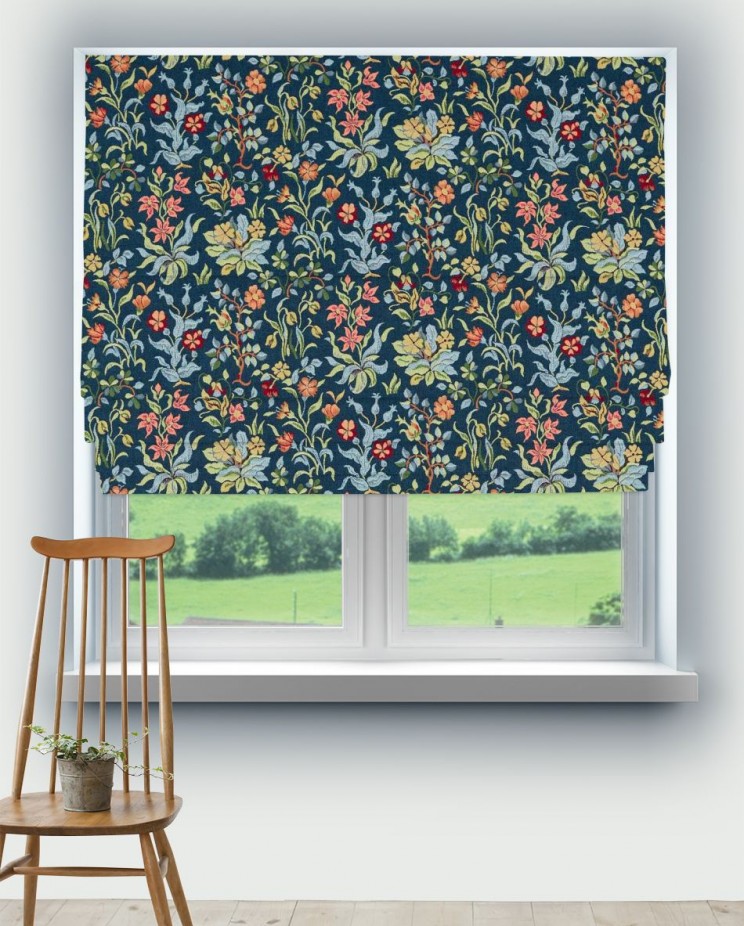 Roman Blinds Morris and Co Flowers By May Fabric 237313