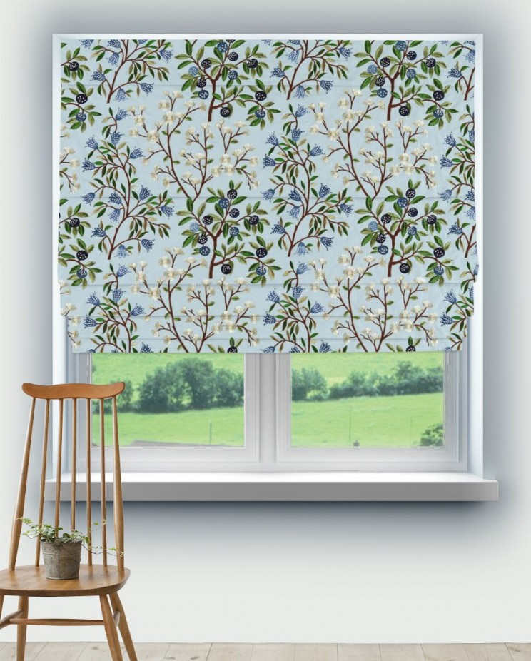 Roman Blinds Sanderson Foraging Embroidery Fabric 237316