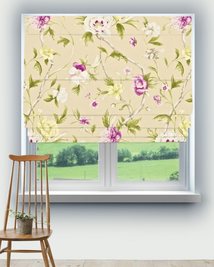Roman Blinds Zoffany Flowering Tree Fabric 320836