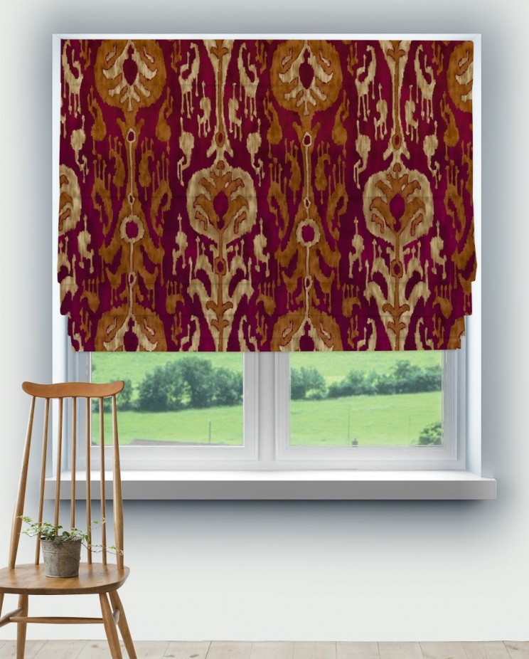 Roman Blinds Zoffany Kashgar Velvet Fabric 321677