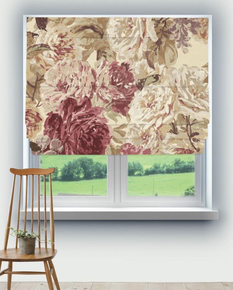Roman Blinds Zoffany Rose Absolute Fabric 322335