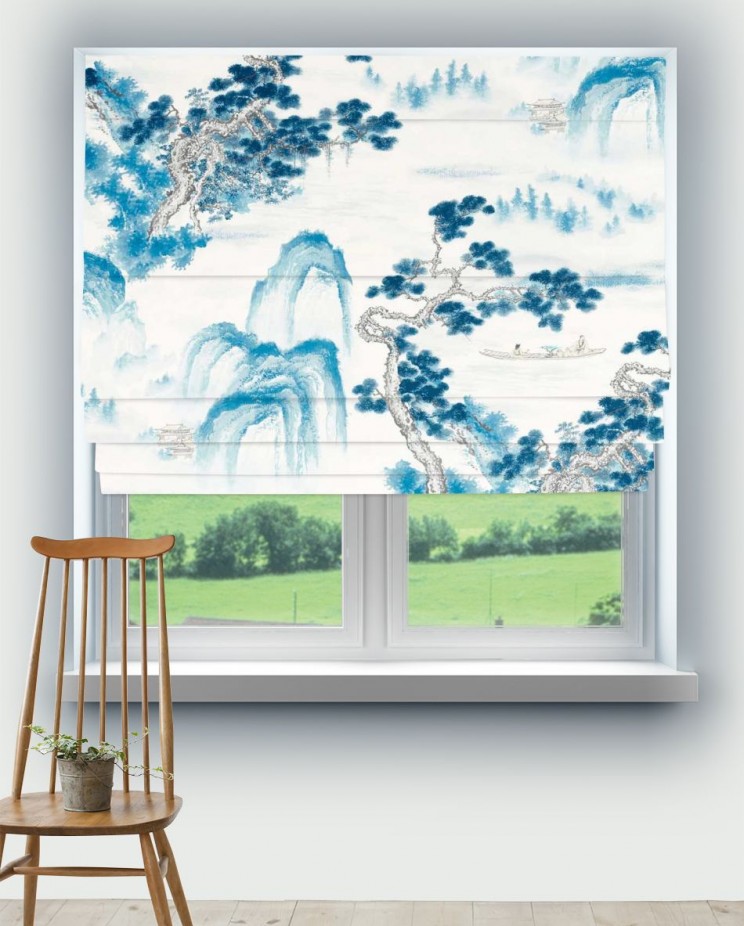 Roman Blinds Zoffany Floating Mountains Fabric 322725