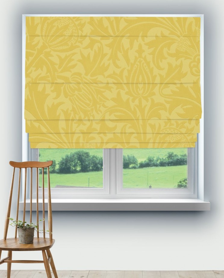 Roman Blinds Morris and Co Thistle - Wallpaper Fabric WM8608/3