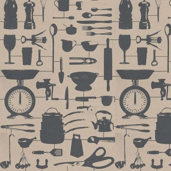 Graduate Collection Airfix Kitchen Taupe Wallpaper