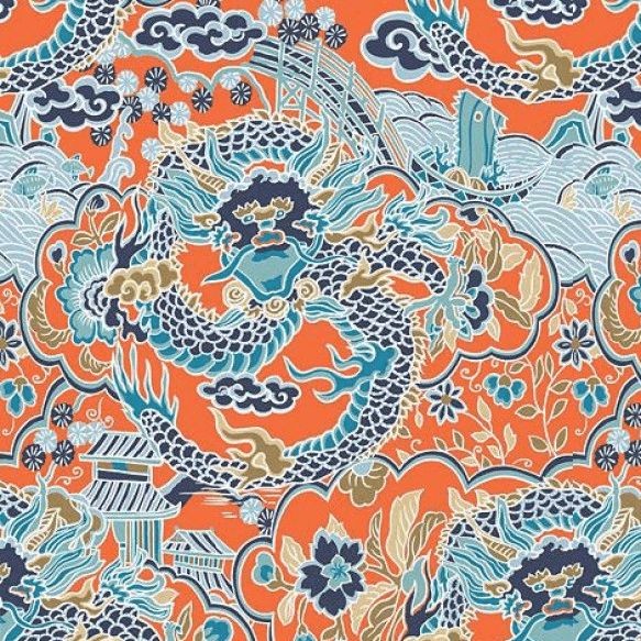 Thibaut Imperial Dragon Wallpaper