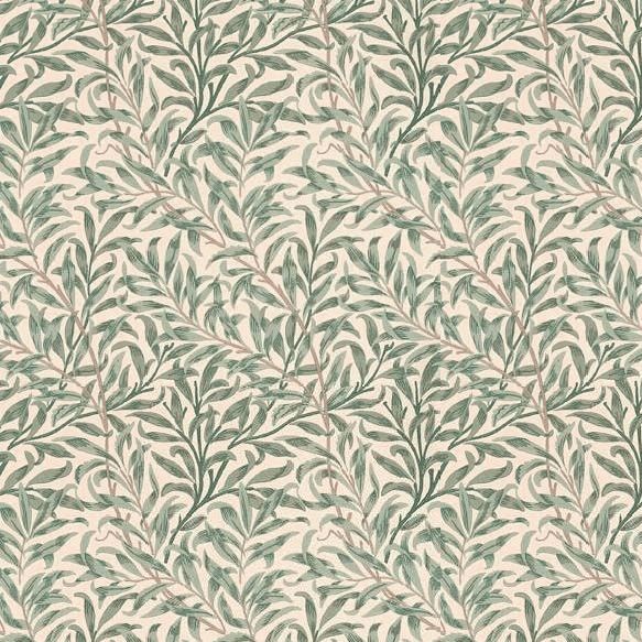 Willow Boughs Wallpaper - Green - By Morris and Co - WM7614/1
