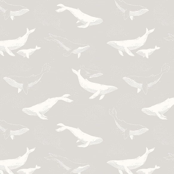 Boråstapeter Whales Wallpaper