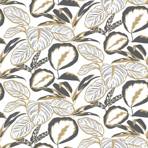 Caselio Exotic Leaves Wallpaper