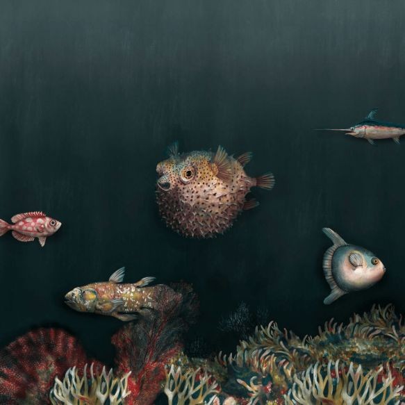 Coordonne Deep Ocean Wallpaper