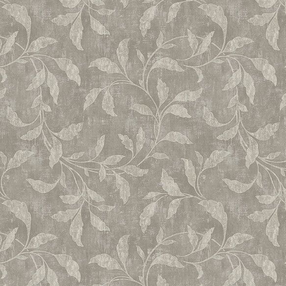 Rosewood Night Wallpaper - Charcoal - By Boråstapeter - 4268