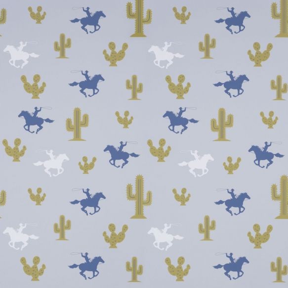 Hibou Home Cactus Cowboy Wallpaper