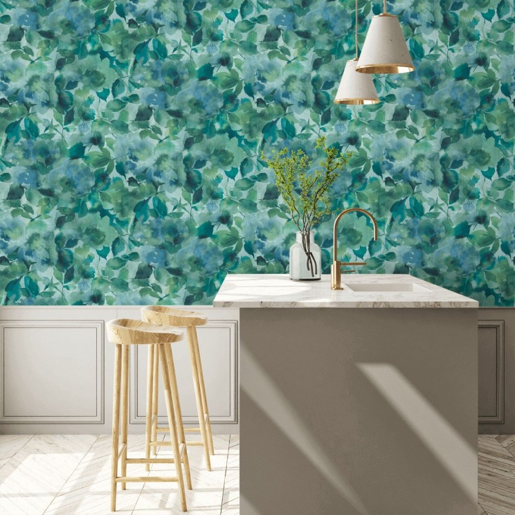 Surimono Wallpaper - Celadon - By Designers Guild - PDG1062/04