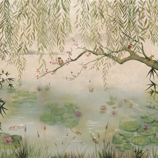 Coordonne Lotus Wallpaper